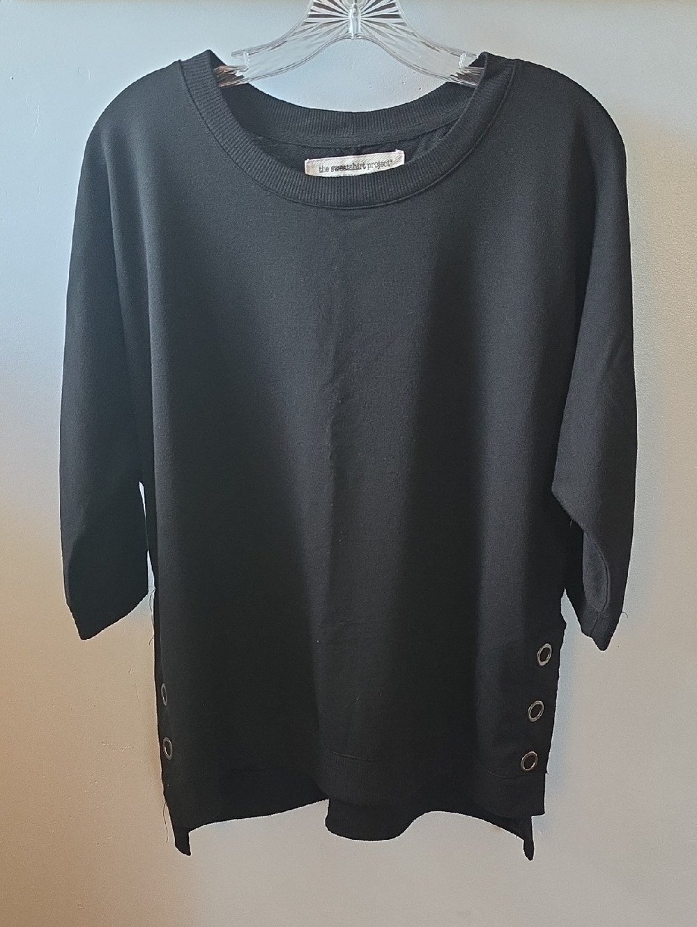 The Sweatshirt Project Black Tee Shirt